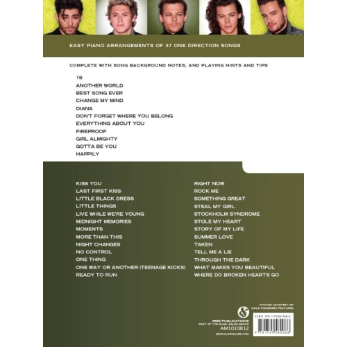 Really Easy Piano: The Big One Direction Songbook