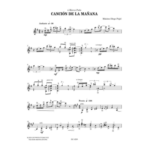 Pujol, Maximo - Canción de la Mañana