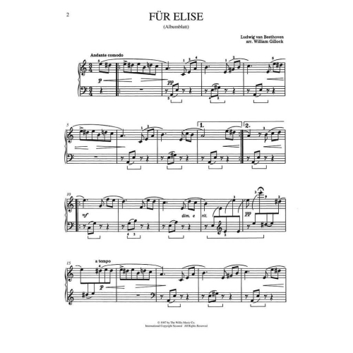 Beethoven, Ludwig - Für Elise (Albumblatt)