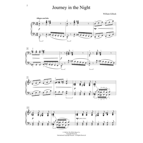 Gillock, William - Journey in the Night