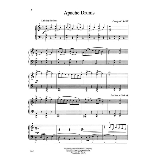 Setliff, Carolyn - Apache Drums