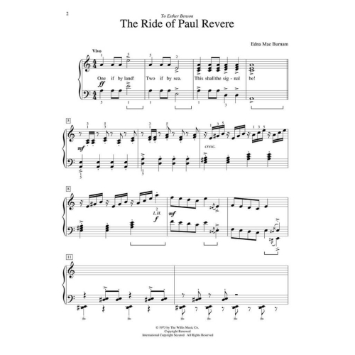 Burnam, Edna-Mae - Ride of Paul Revere
