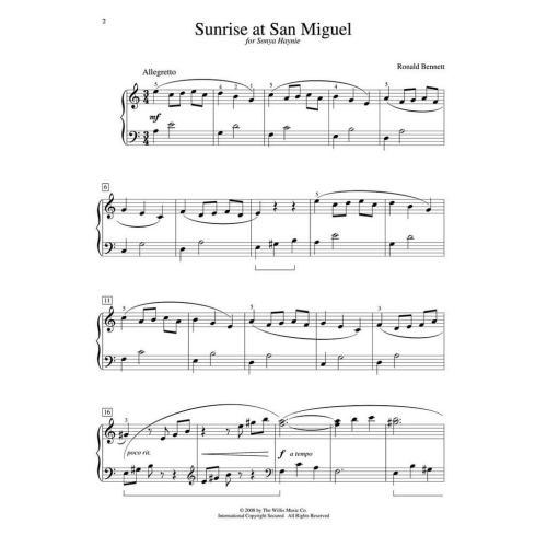 Bennett, Ronald - Sunrise at San Miguel