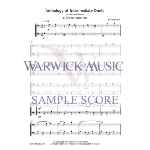 Harrison, Phil - Anthology of Intermediate Duets