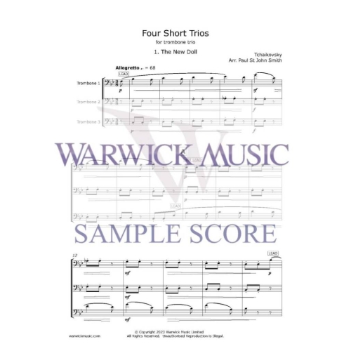 Tschaikowski, Pjotr - Four Short Trios