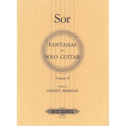 Sor, Fernando - Fantasias for Solo Guitar Volume 2