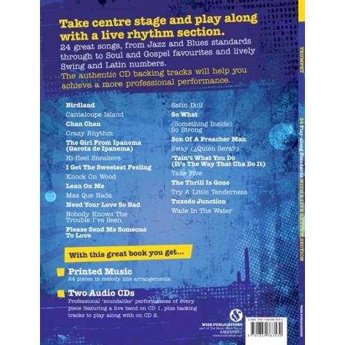 24 Play-Along Standards With A Live Rhythm Section