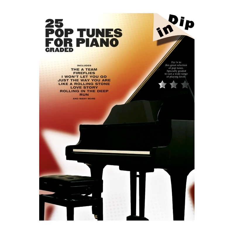 Dip In 25 Pop Tunes for Piano