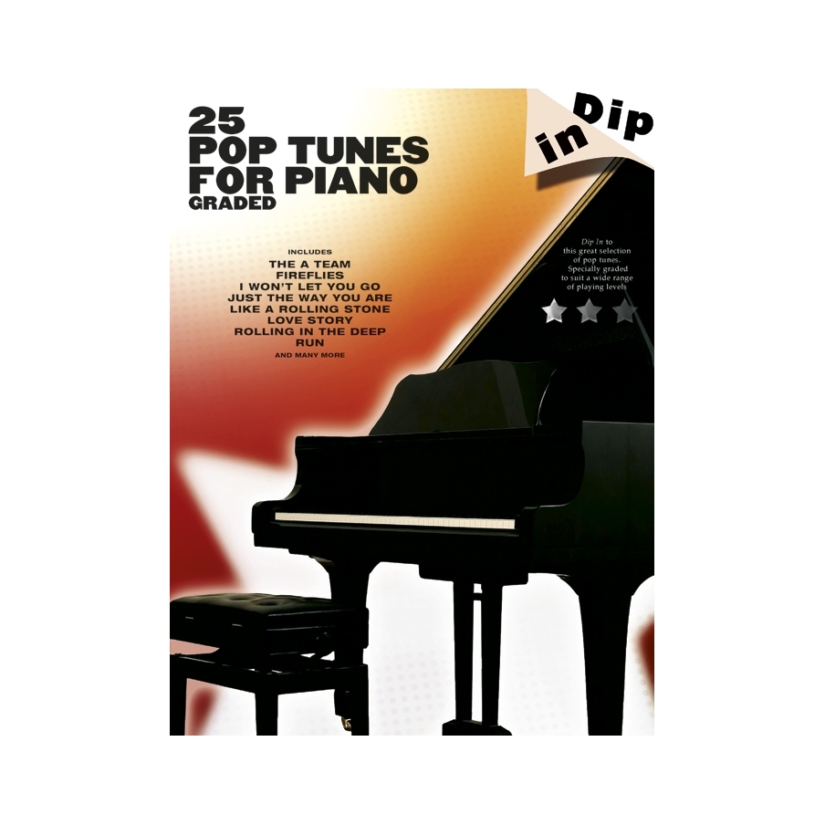 Dip In 25 Pop Tunes for Piano