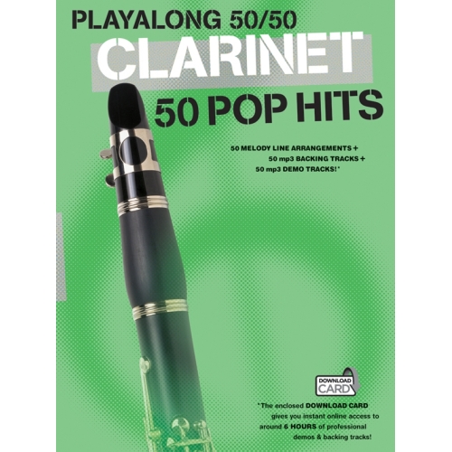 Playalong 50/50: Clarinet - 50 Pop Hits