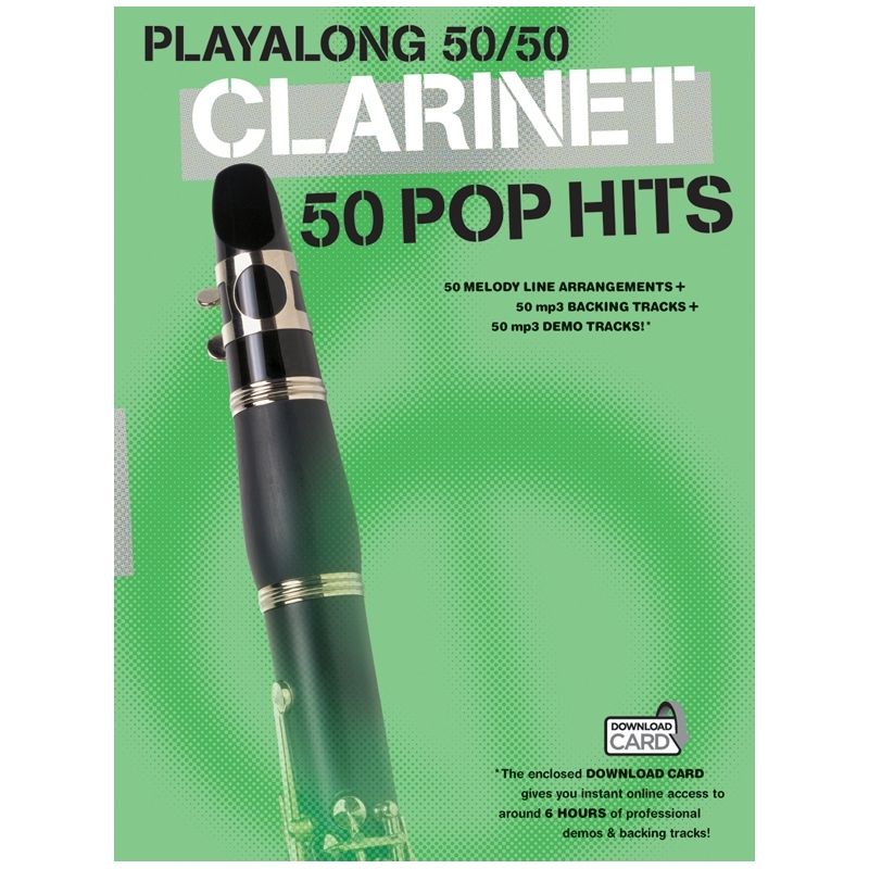 Playalong 50/50: Clarinet - 50 Pop Hits