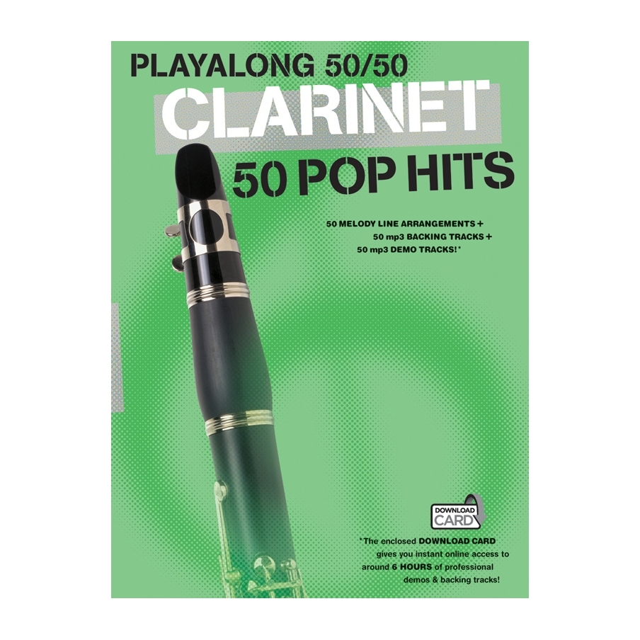 Playalong 50/50: Clarinet - 50 Pop Hits