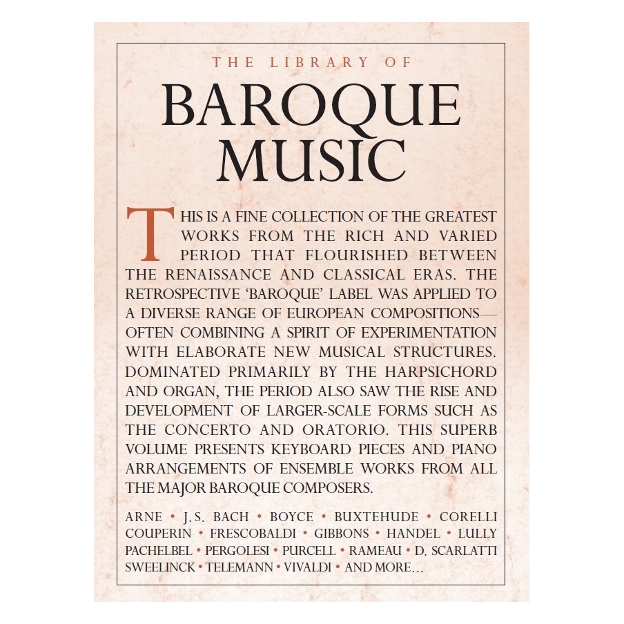 The Library Of Baroque Music