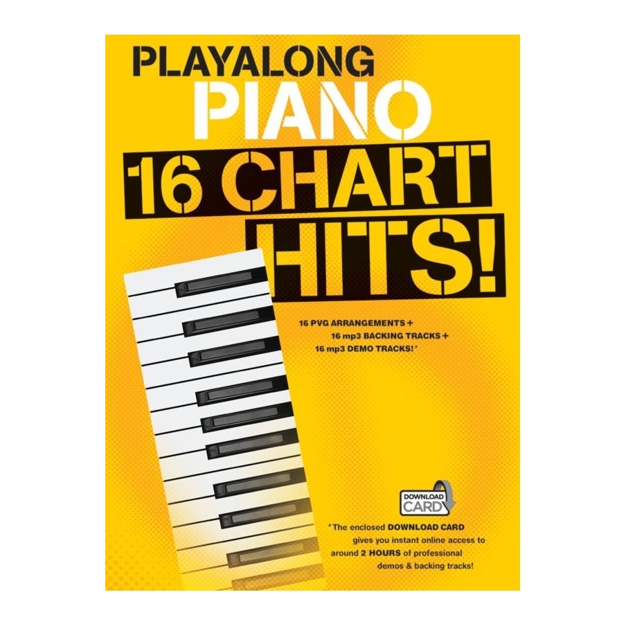Playalong Piano: 16 Chart Hits
