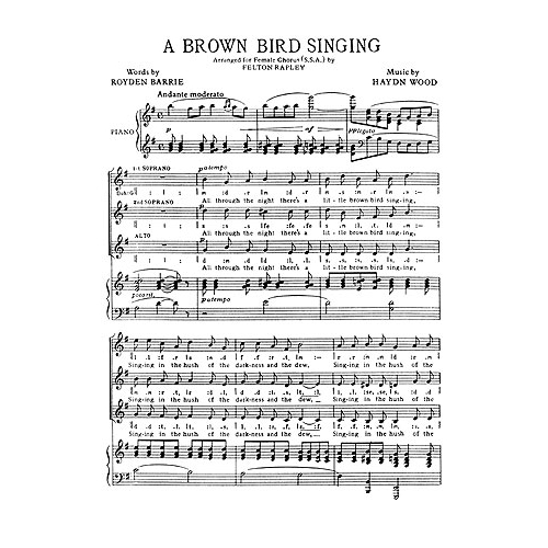 Wood, Haydn - Brown Bird Singing