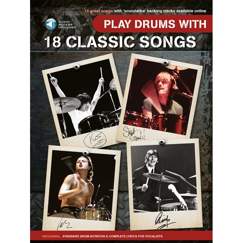 Play Drums with 18 Classic Songs