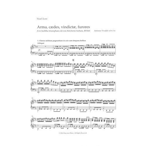 Vivaldi - Arma, caedes,...