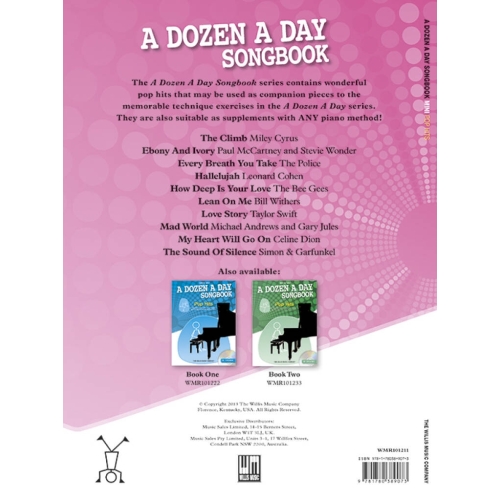 A Dozen A Day Songbook Mini Pop Hits