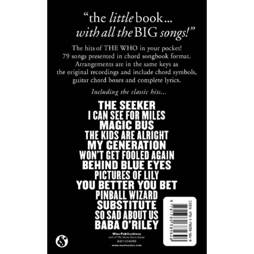The Little Black Songbook: The Who