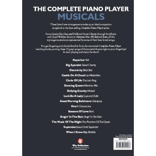 The Complete Piano Player: Musicals
