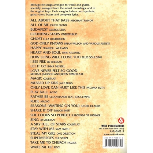 Hits Of The Year Guitar Chord Songbook