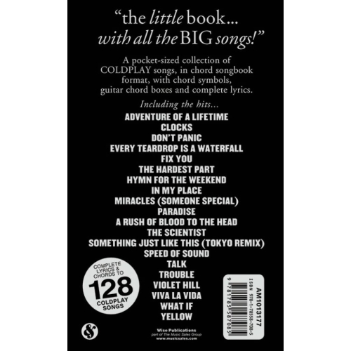 The Little Black Songbook: Coldplay