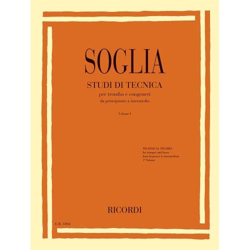 Soglia, Renato - Technical Studies for Trumpet and Brass, Volume 1