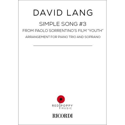 Lang, David - Simple Song #3