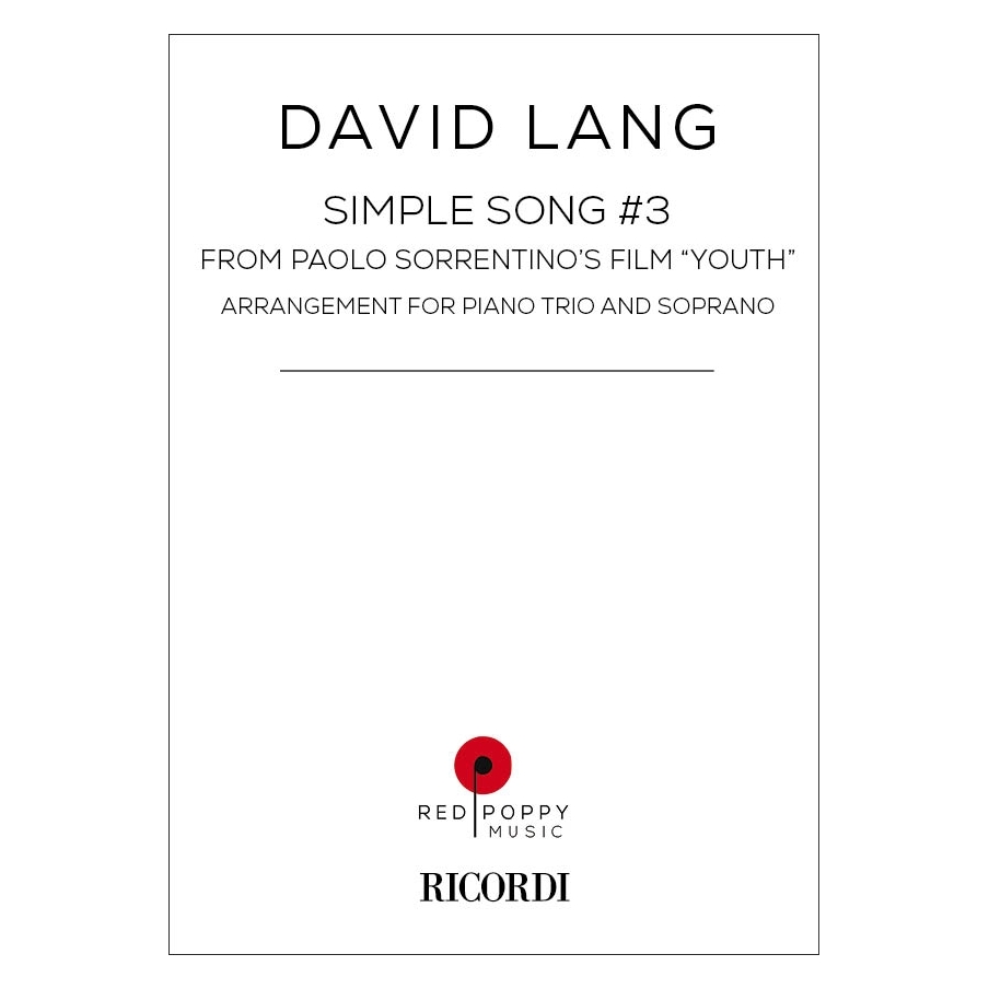 Lang, David - Simple Song #3