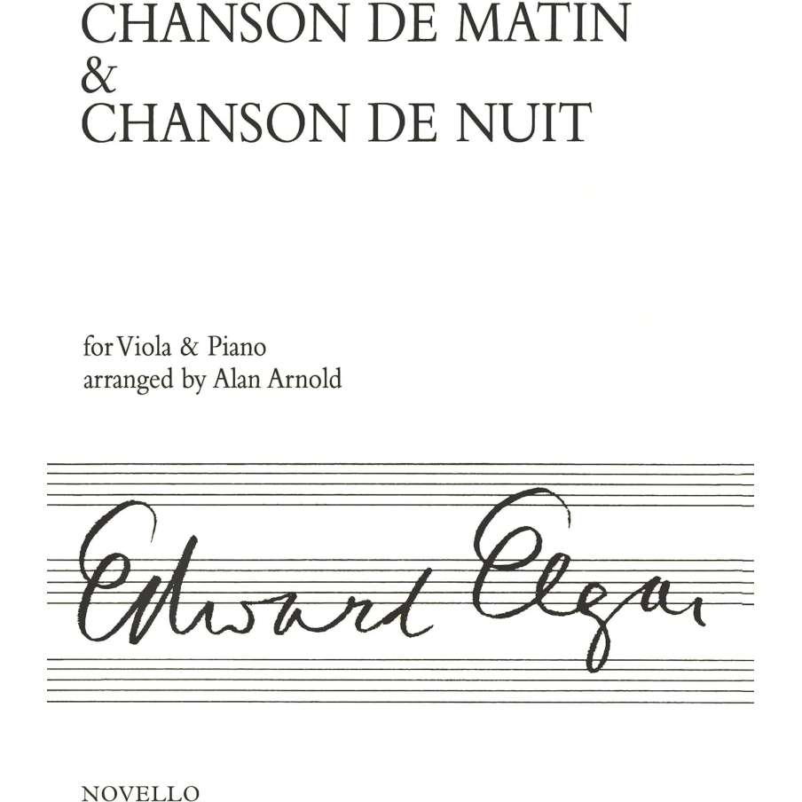 Elgar, Edward - Chanson De Matin And Chanson De Nuit (Viola/Piano)