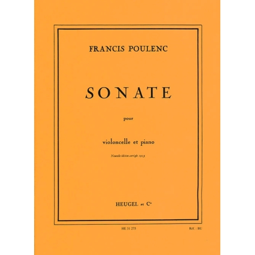 Poulenc, Francis - Sonata Opus 143