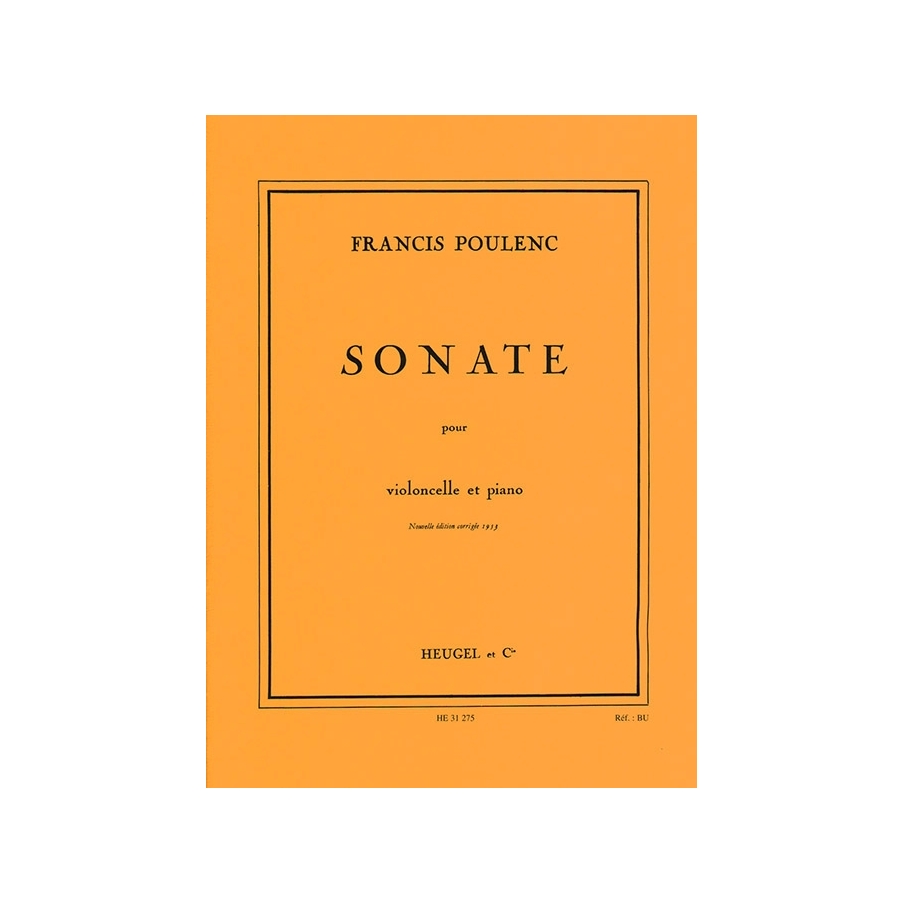 Poulenc, Francis - Sonata Opus 143