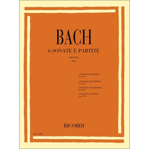 Bach, J.S - 6 Sonatas & Partitas for Viola BWV 1001 - 1006