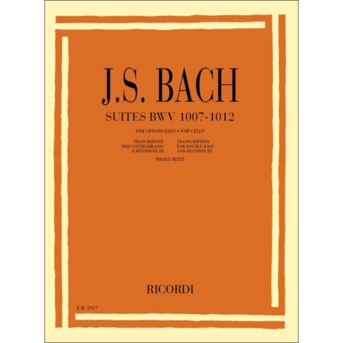 Bach, J.S - 6 Cello Suites arr. for Double Bass BWV 1007 - 1012