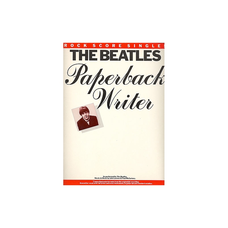 Paperback Writer Rock Score