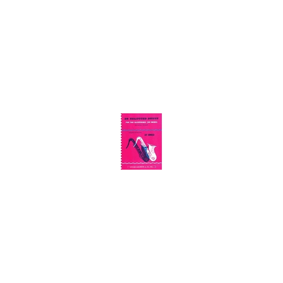 28 Selected Duets For Two Saxophones Or Oboes