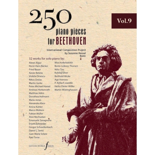 250 Piano Pieces For Beethoven - Vol. 9