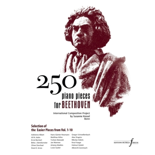 250 piano pieces for Beethoven