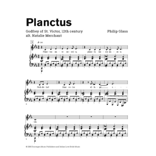Glass, Philip - Planctus
