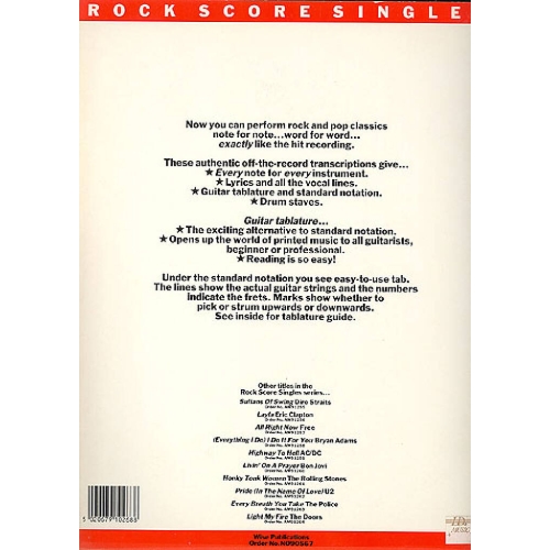 Paperback Writer Rock Score