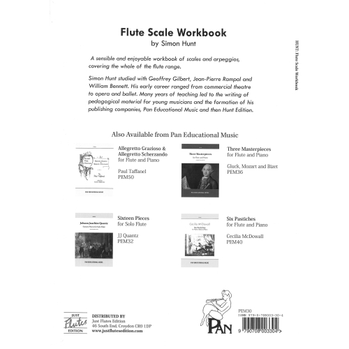 Hunt, Simon - Flute Scale Workbook