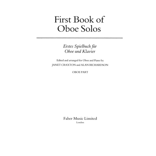 Craxton, J & Richardson, A - First Book of Oboe Solos