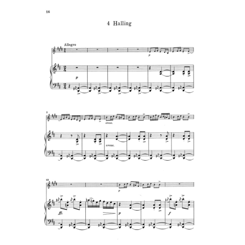 Grieg, Edvard - Lyric Pieces (trumpet and piano)