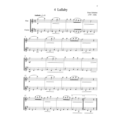 Two by Two (flute and clarinet duets)