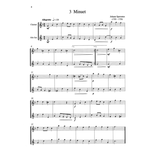 Two by Two (clarinet and alto sax duets)