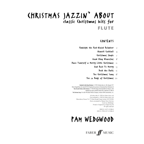 Pam Wedgwood - Christmas Jazzin' About, Flute & Piano