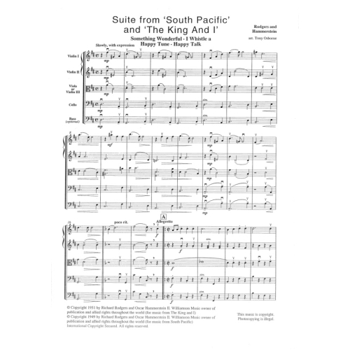 Rodgers & Hammerstein - South Pacific/King & I. Stringsets