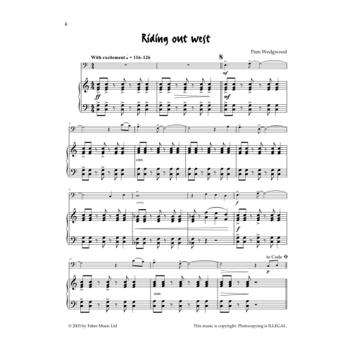Pam Wedgwood - Really Easy Jazzin' About, Trombone & Piano
