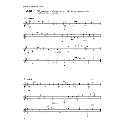 Trinity - Sound at Sight. Guitar Grades 4-8