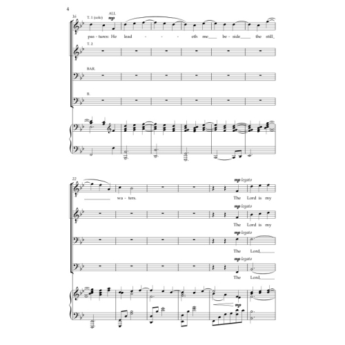 Goodall, Howard - The Lord is my Shepherd